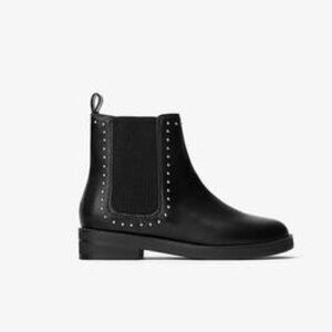 Zara girls black studded Chelsea boot
